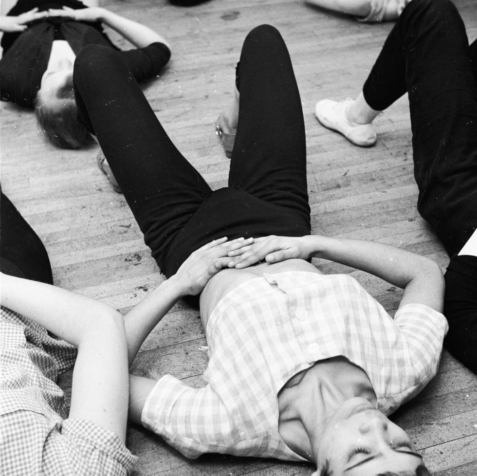 vintage dance exercise class