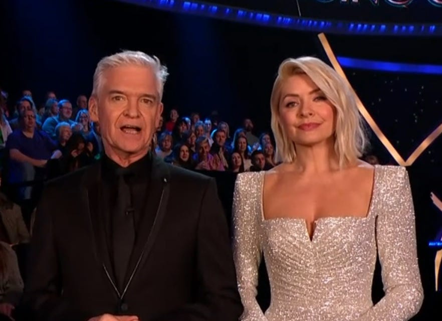 dancing on ice philip schofield, holly willoughby
