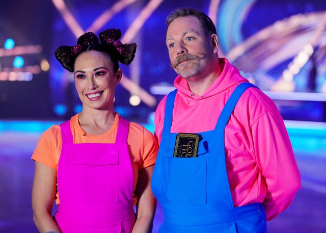 rufus hound and robin johnstone, dancing on ice