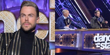 derek hough clashed with 'dancing with the stars' producers over judge len goodman rule