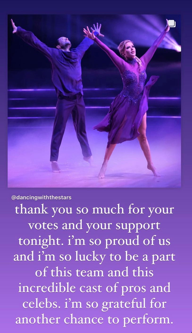 dancing with the stars 2023 ariana madix week 4 instagram