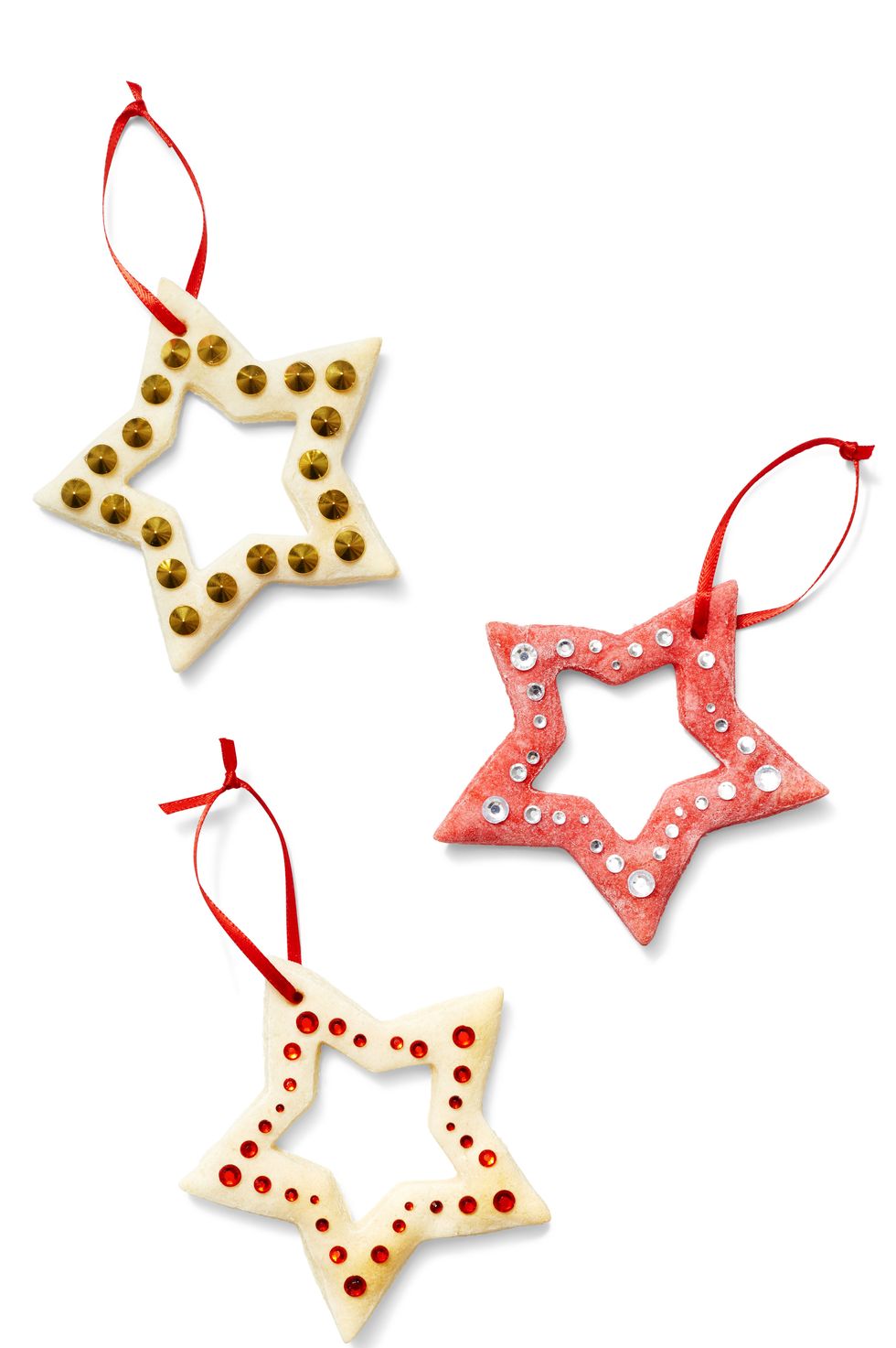diy christmas ornaments dangling star ornaments
