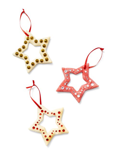 diy christmas ornaments dangling star ornaments