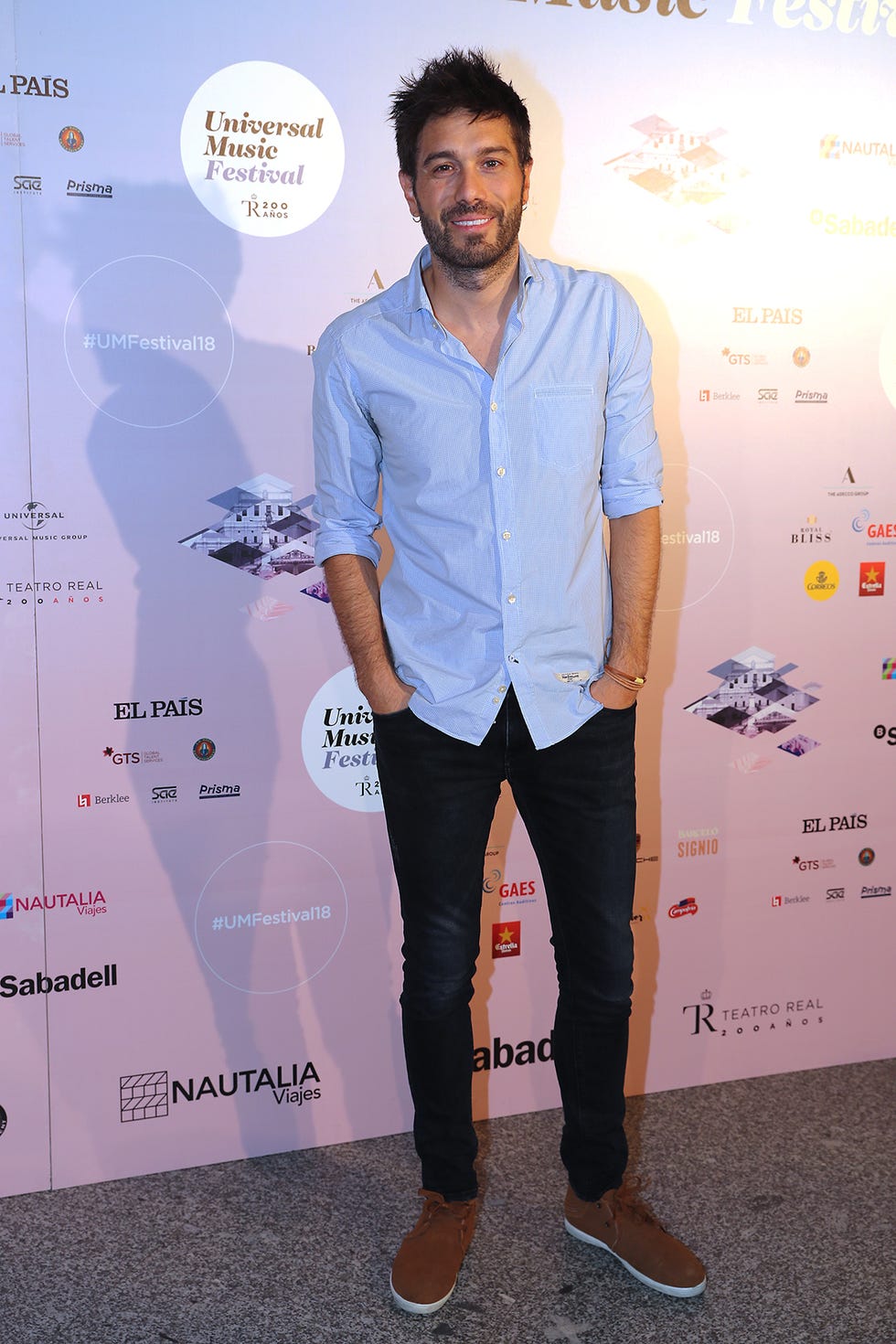 El presentador y actor Dani Martínez en el concierto ofrecido por Steven Tyler en el Teatro Real de Madrid.