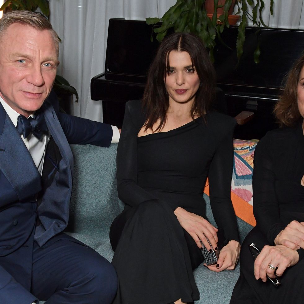 london, england october 16 l to r daniel craig, rachel weisz and barbara broccoli attend the bfi london film festival closing night party for glass onion a knives out mystery at 180 the strand on october 16, 2022 in london, england photo by david m benettdave benettgetty images for netflix