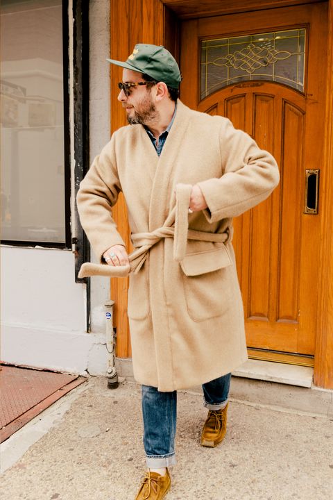 robe coat, $650, ﻿by btfl studio