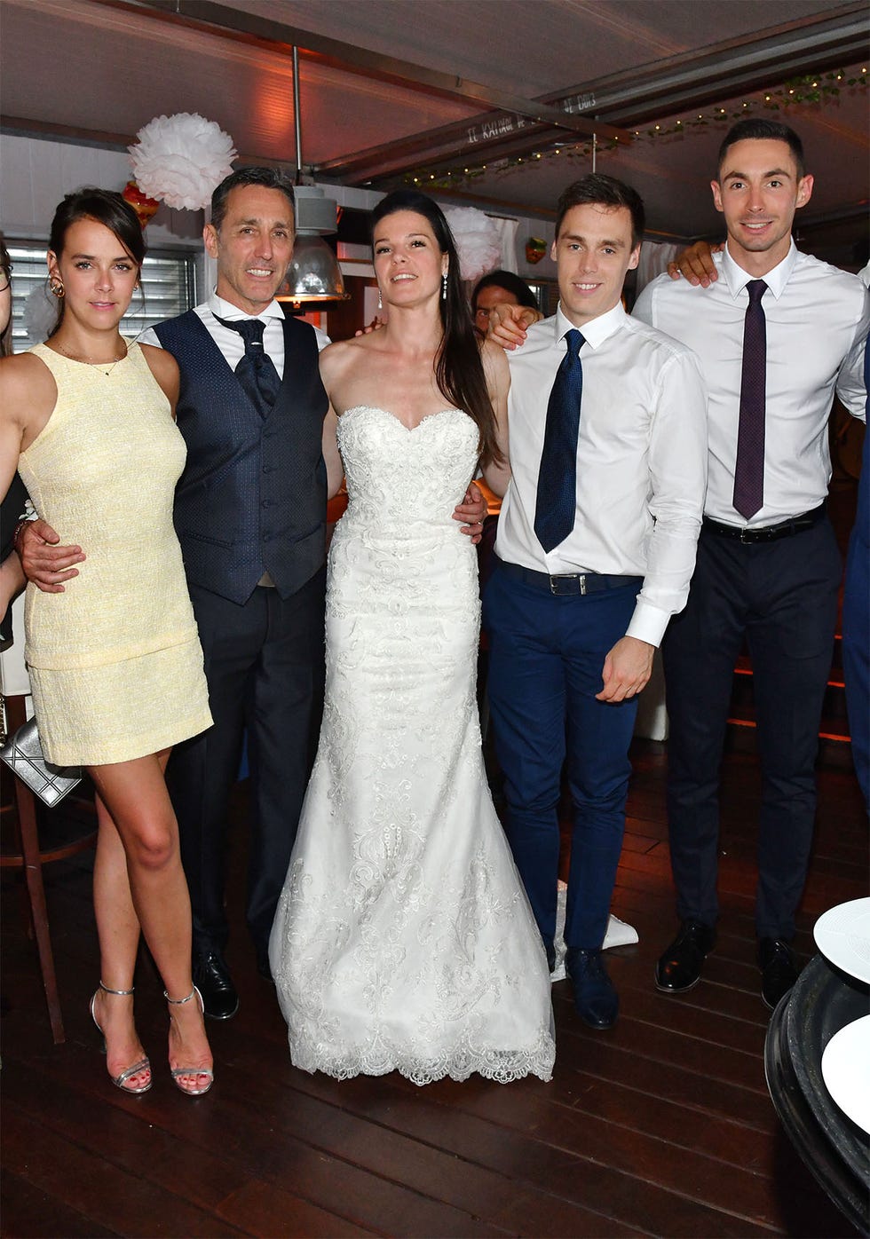 Daniel Ducruet en su boda con Kelly Marie Lancien