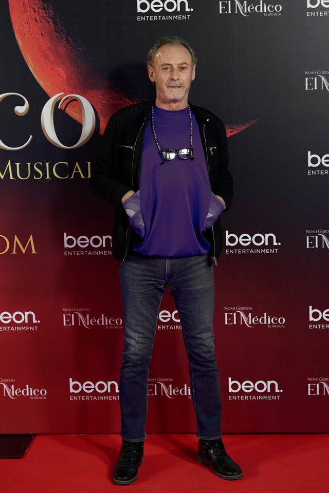 daniel freire en la premiere de 'el médico', el musical