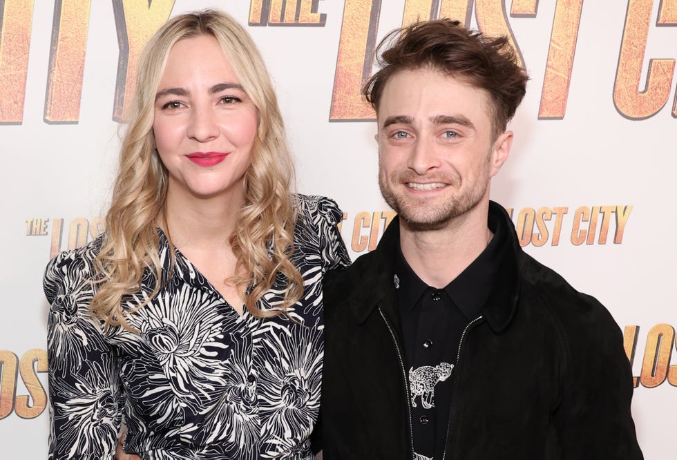 erin darke, daniel radcliffe both smiling