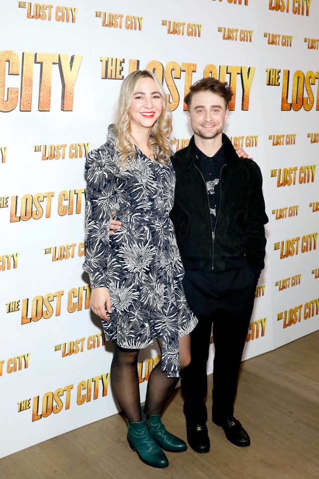 daniel radcliffe makes rare red carpet appearance with girlfriend erin darke