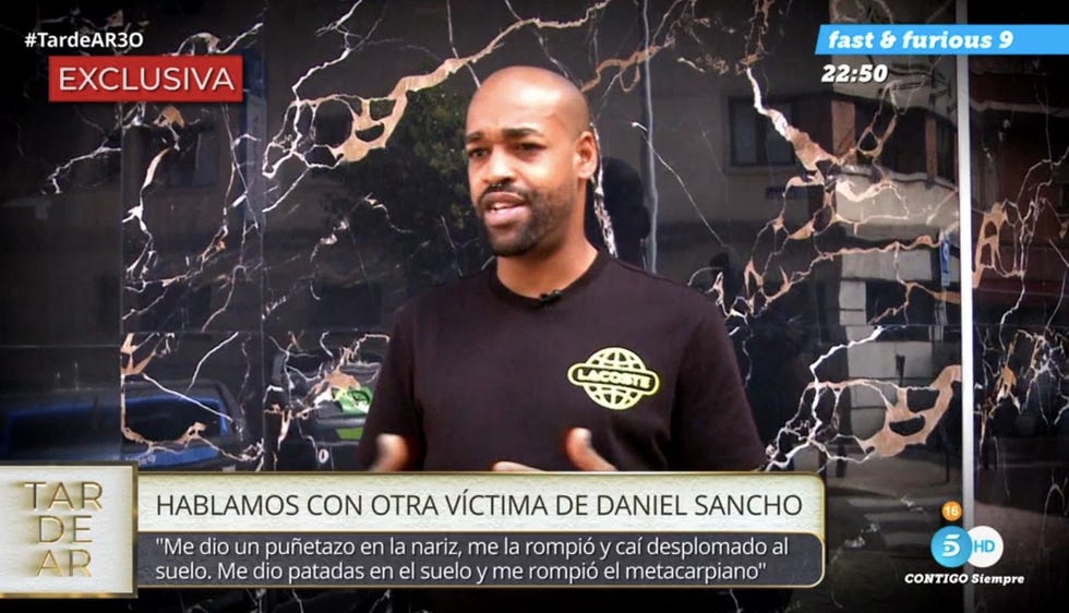 testimonio pelea daniel sancho