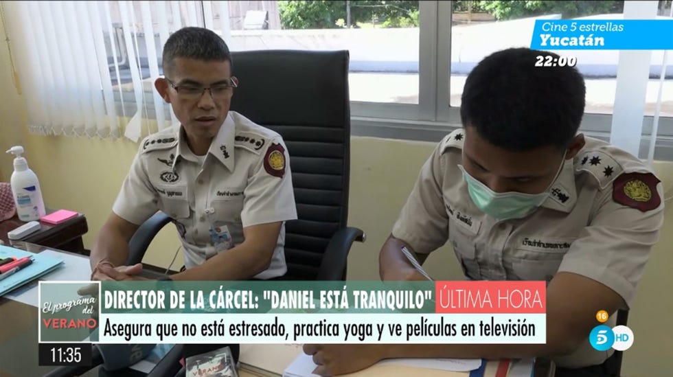 la policía de tailandia habla sobre la investigación de daniel sancho por el asesinato de edwin arrieta