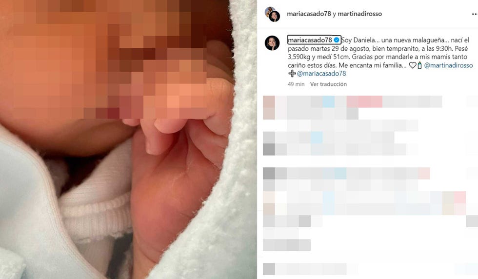 daniela, hija de maría casado y martina dirosso