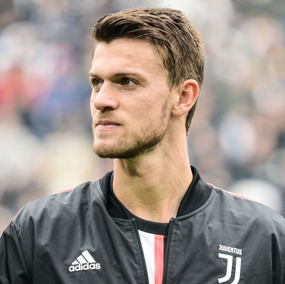 Daniele Rugani of Juventus FC  looks on before the Serie A...