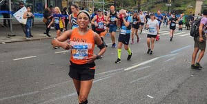 danielia cotton Mte running the new york city marathon