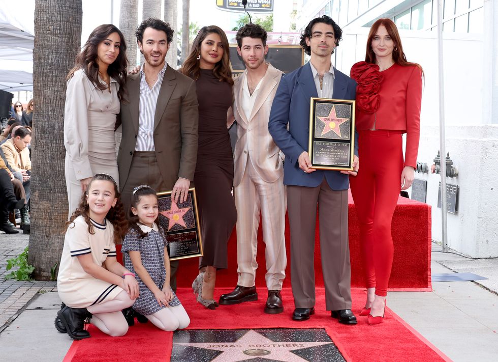 the jonas brothers honored with star on the hollywood walk of fame