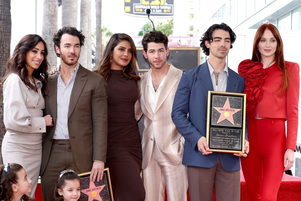 the jonas brothers honored with star on the hollywood walk of fame