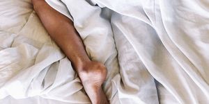 White, Bed sheet, Bedding, Textile, Linens, Bed, Silk, Hand, Photography, Dress, 