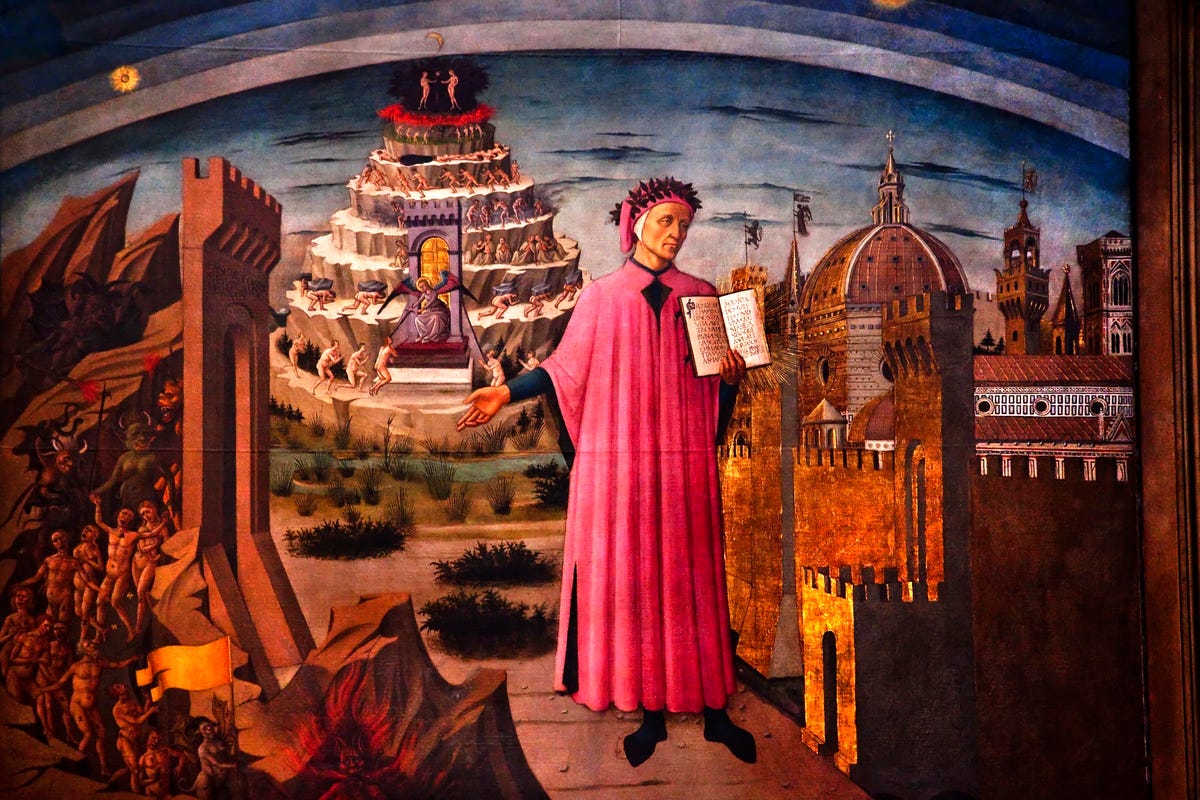 De 9 kringen van de hel volgens Dantes Inferno, image size:1200x675