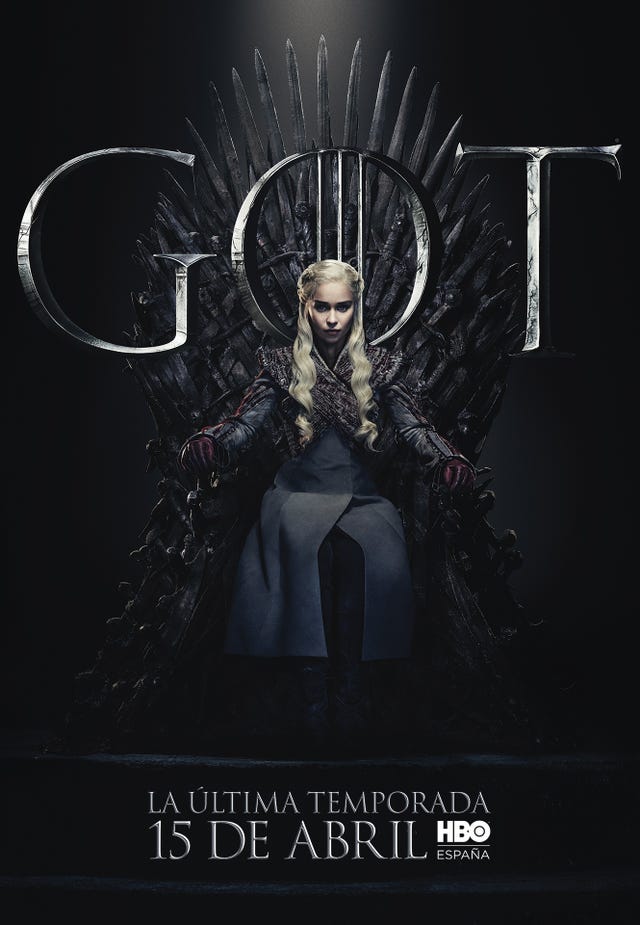 Daenerys (EMilia Clarke) en la temporada 8 de Juego de tronos