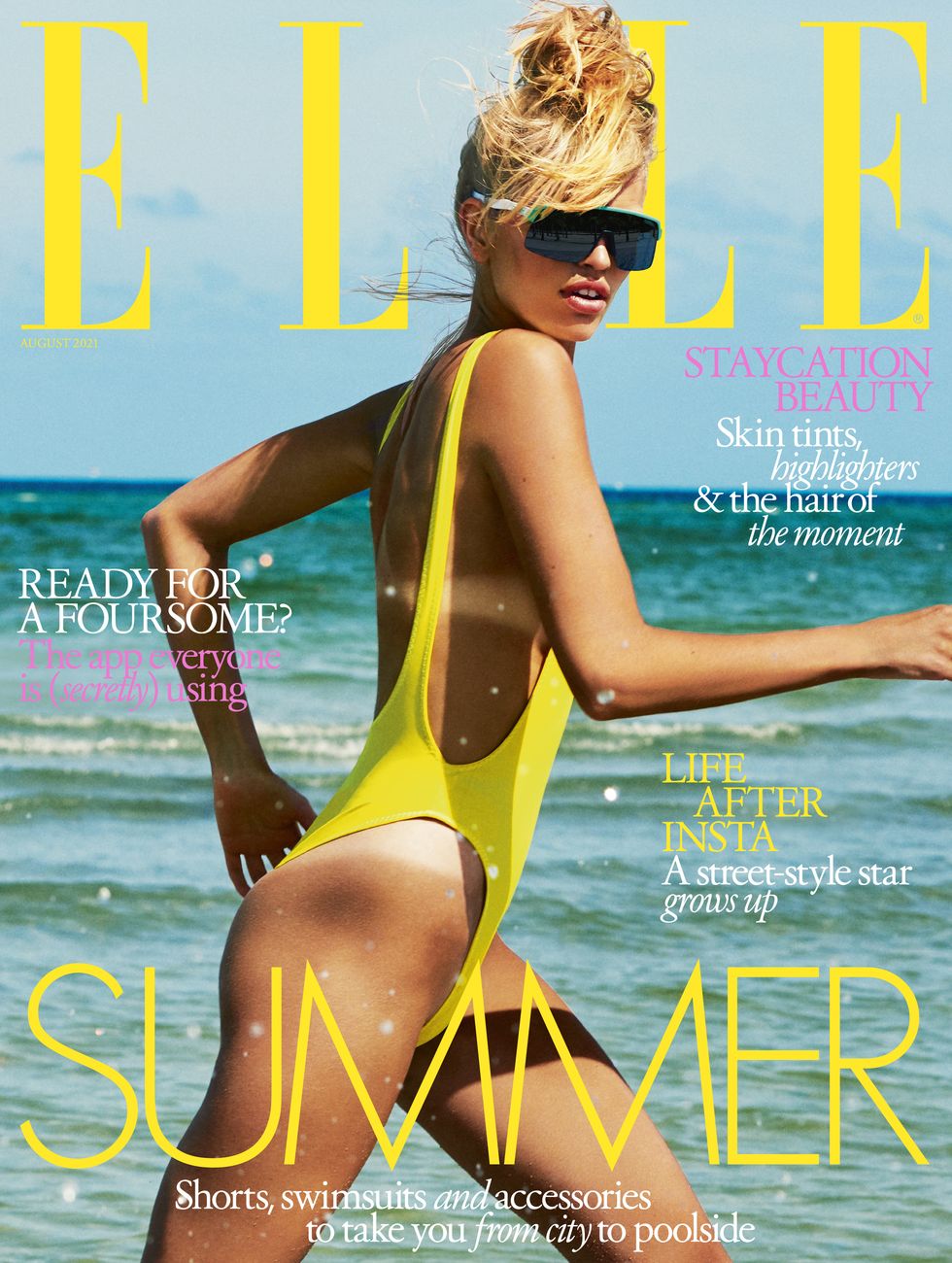 elle august 2021 cover
