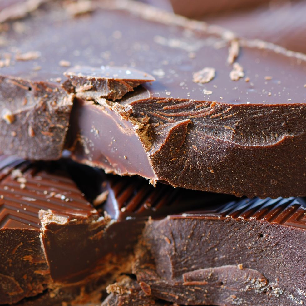 what to eat after a run, dark chocolate