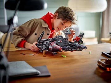 dark millennium falcon, lego star wars