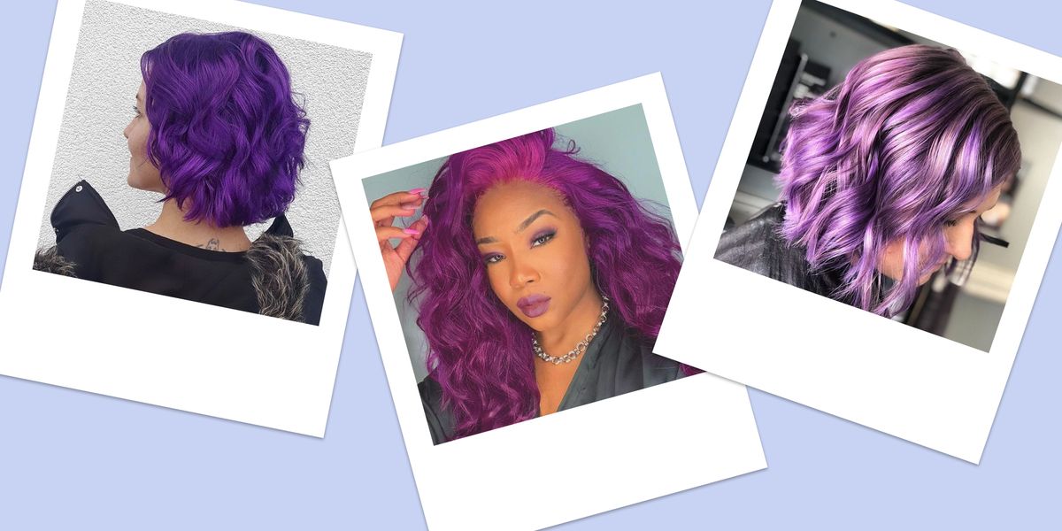 Dark Purple Hair Ideas - Shades of Purple Hair Dye