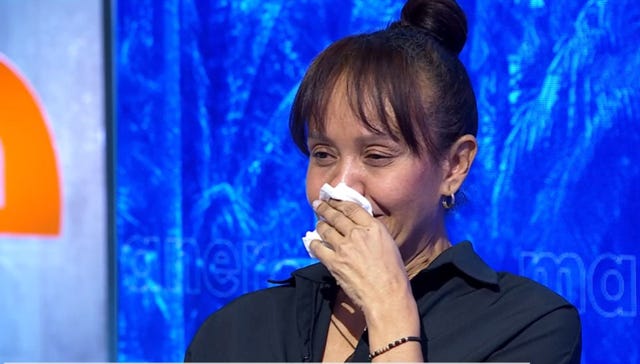 darling arrieta llora en el programa mañaneros, en su primera y única entrevista en una televisión, con jaime cantizano