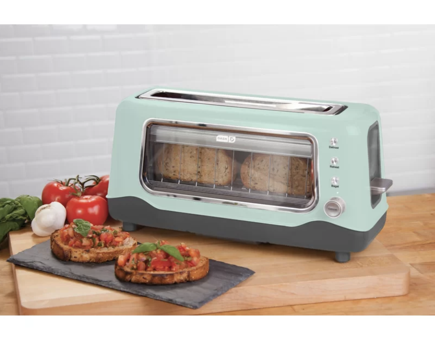 optocht verkouden worden Ligatie See-Through Glass Toasters — Peek Into Your Toaster With Glass Windows