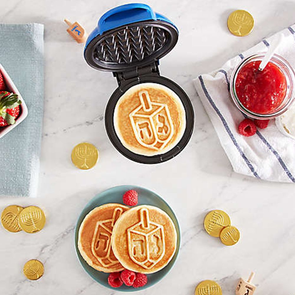 Dash's New Dreidel Mini Waffle Maker Guarantees a Hanukkah