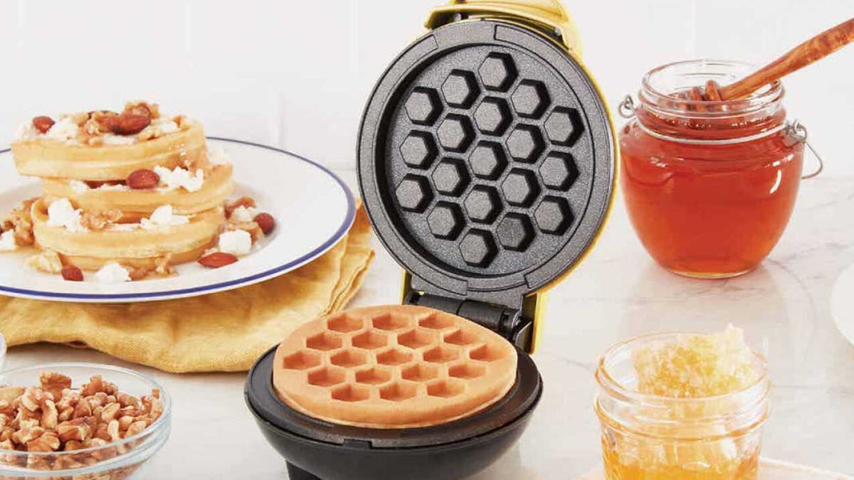 Dash's New Mini Waffle Maker Will Give You a Stack of Spiderwebs