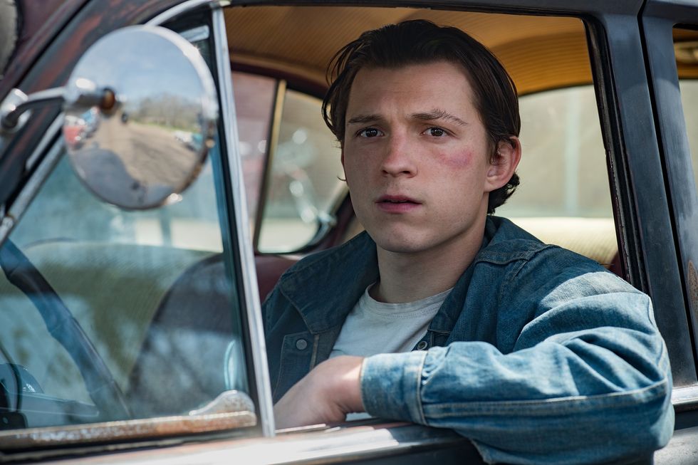 the devil all the time tom holland as arvin russell photo cr glen wilsonnetflix © 2020