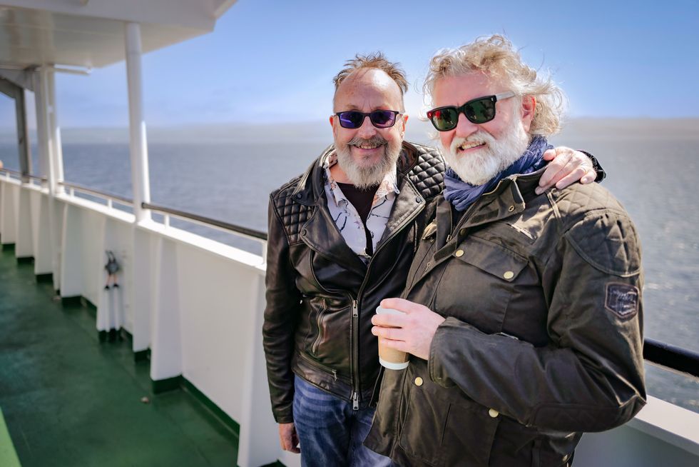 dave myers, si king, the hairy bikers go west