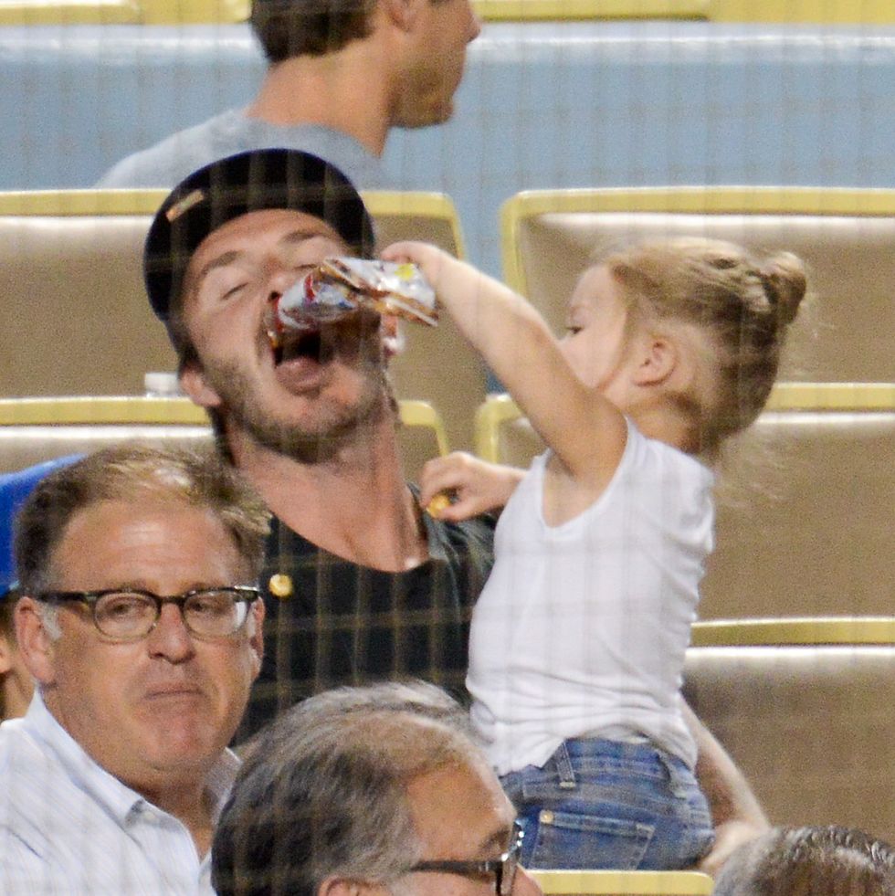 celebrities at the los angeles dodgers game