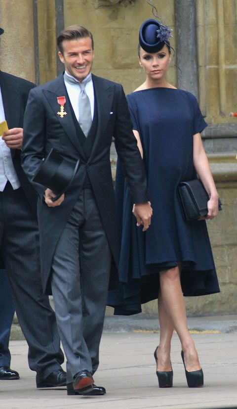 David Beckham and Victoria Beckham were guests at Kate Middleton and Prince William's royal wedding.