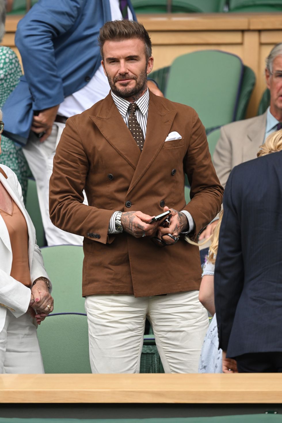 celebrity sightings at wimbledon 2022  day 10
