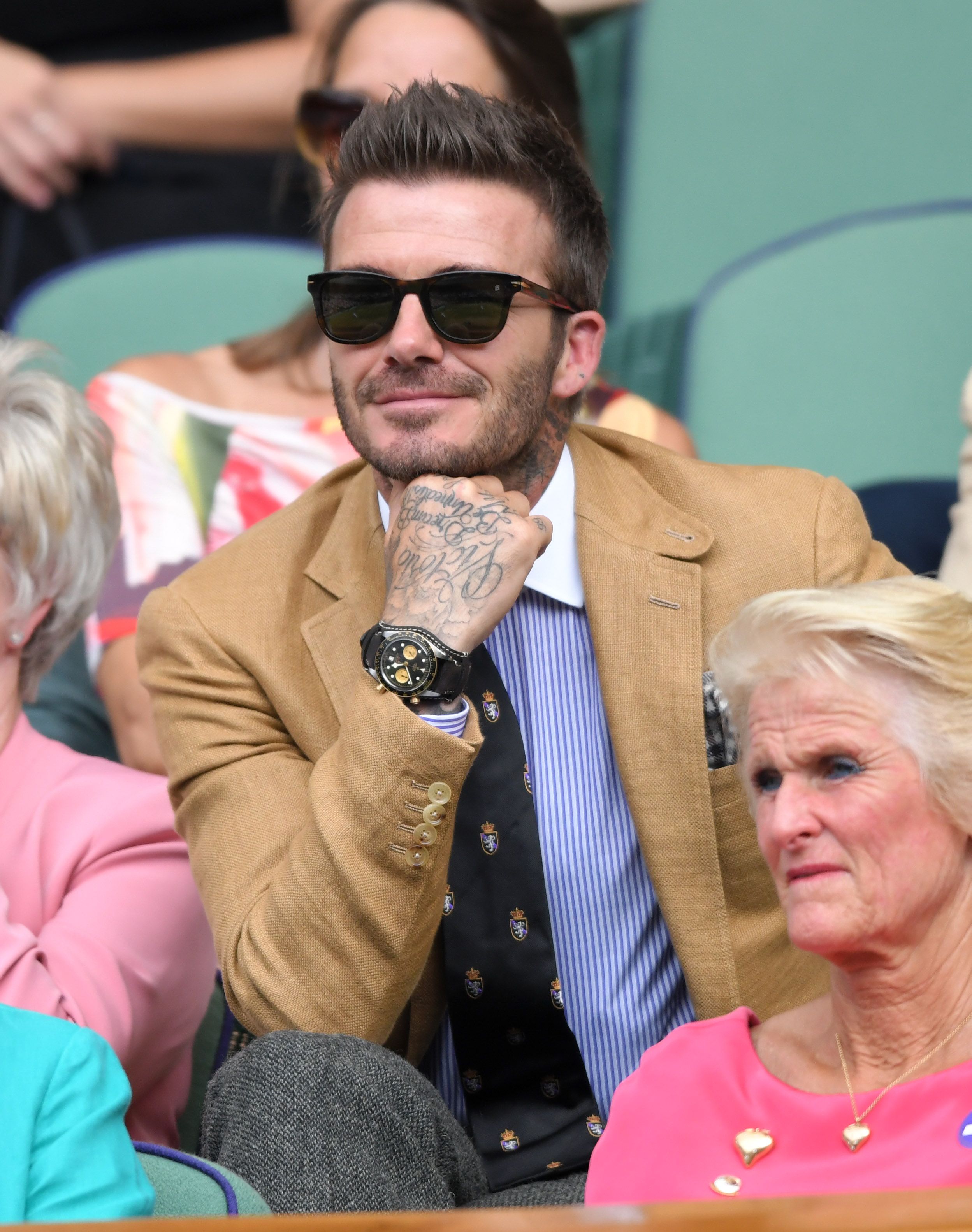 David Beckham Jokes About Sons Romeo and Cruz Copying His '90s Hair