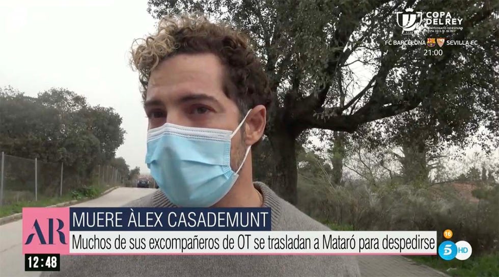 david bisbal fallecimiento Álex