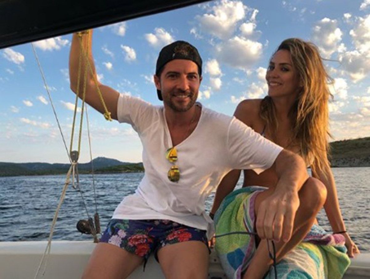 David Bisbal y Rosanna Zanetti descubren el fondo marino de Menorca