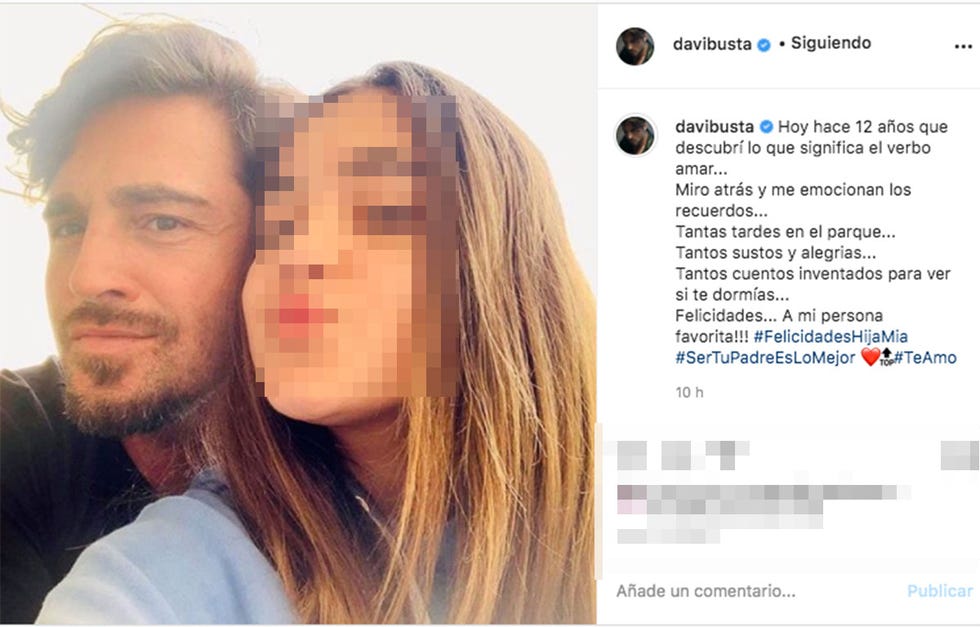 david bustamante felicita a su "persona favorita"