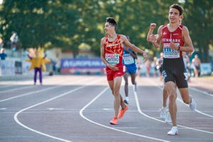 david cantero cruza la meta como subcampeón de europa sub20 en tallin