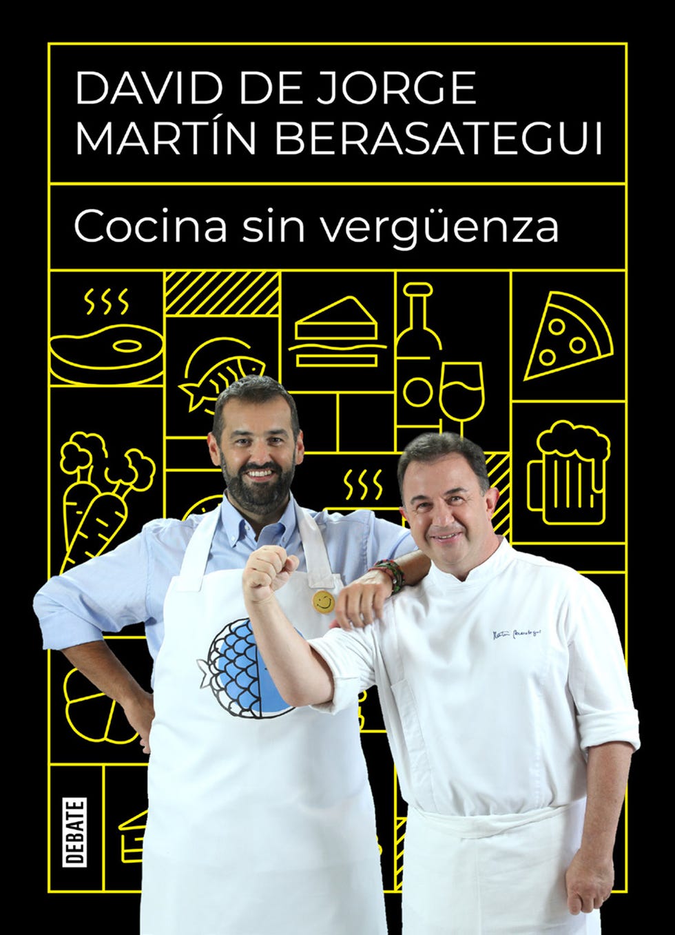 libro "cocina sin vergüenza", de martín berasategui y david de jorge