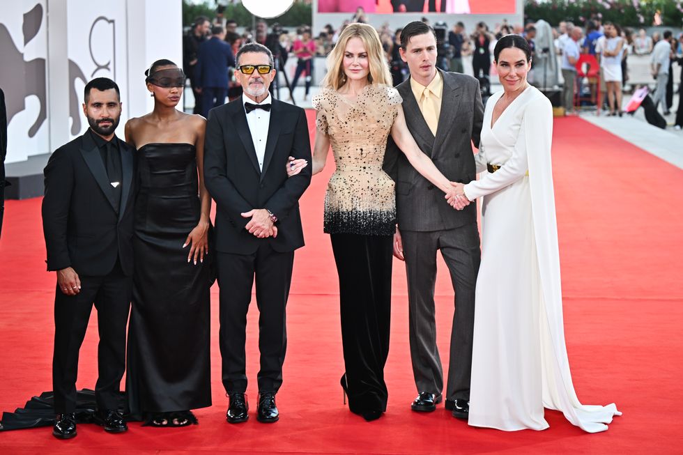 cast of babygirl at venice film festival premiere 2024