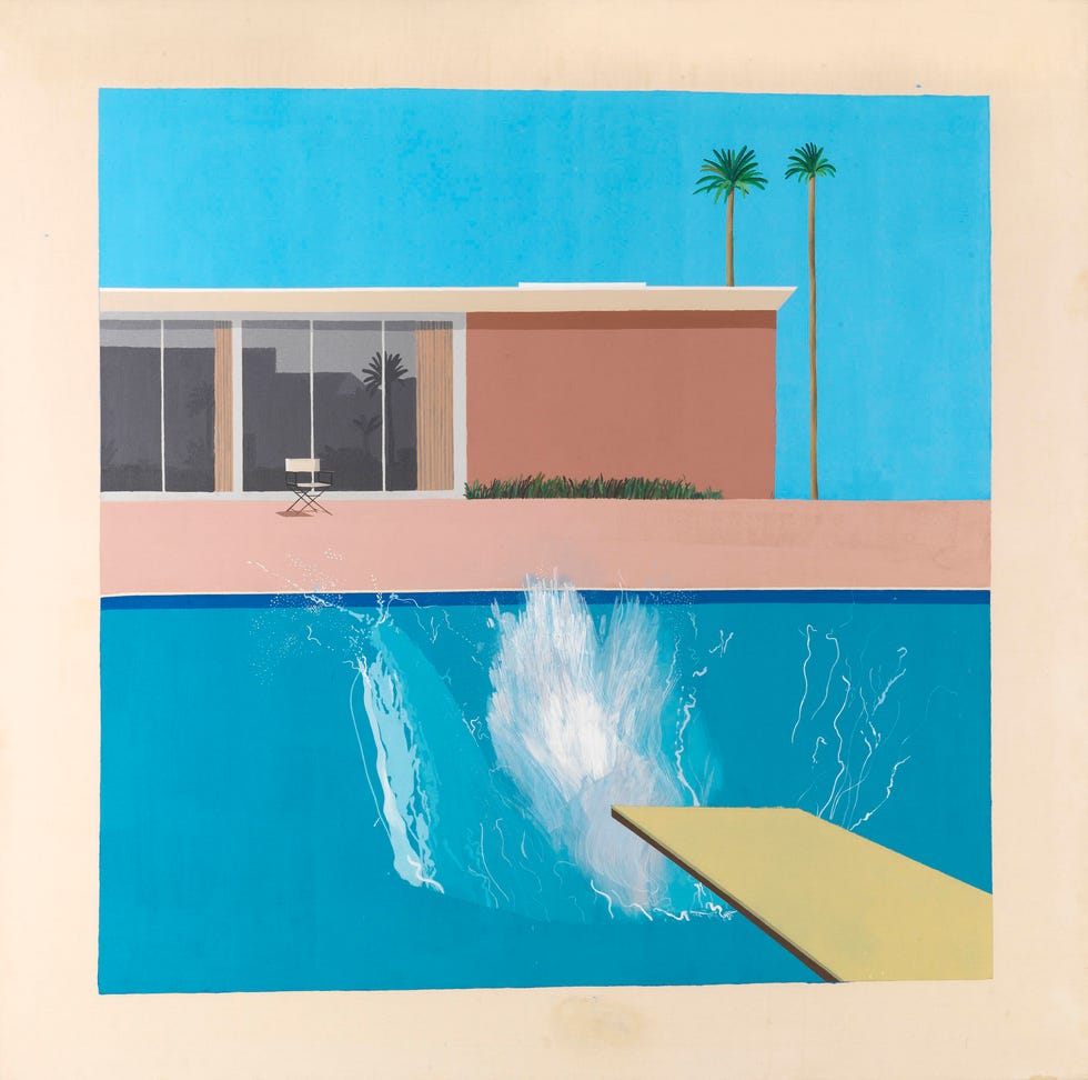 david hockney, a bigger splash, 1967. ﻿© david hockneytate, u.k.﻿