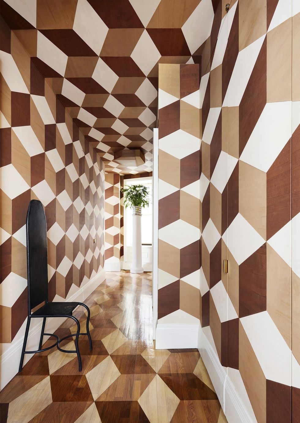 Interior Colour Combination, Brown colour walls