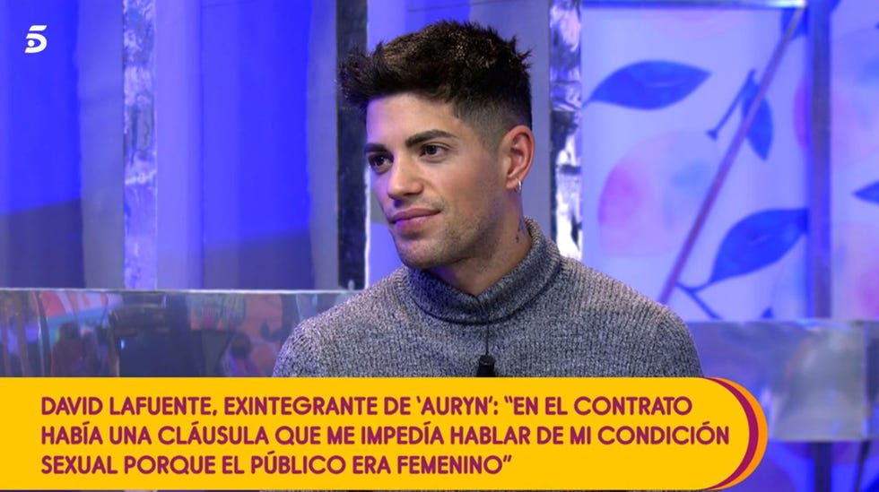 david lafuente habla en sálvame sobre su homosexualidad y sus años en auryn