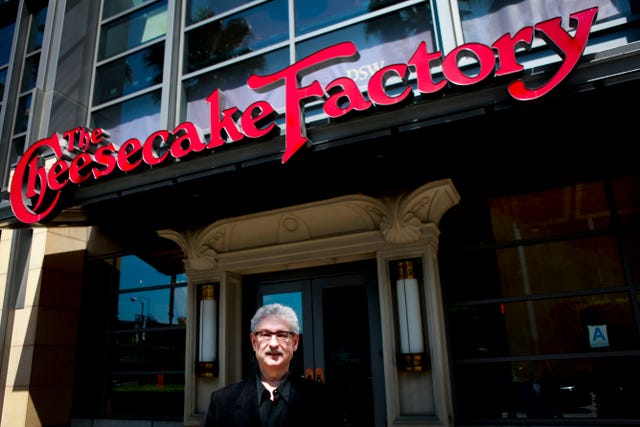 David Overton is the founder and chief executive of The Cheesecake Factory, based in Calabasas Hill