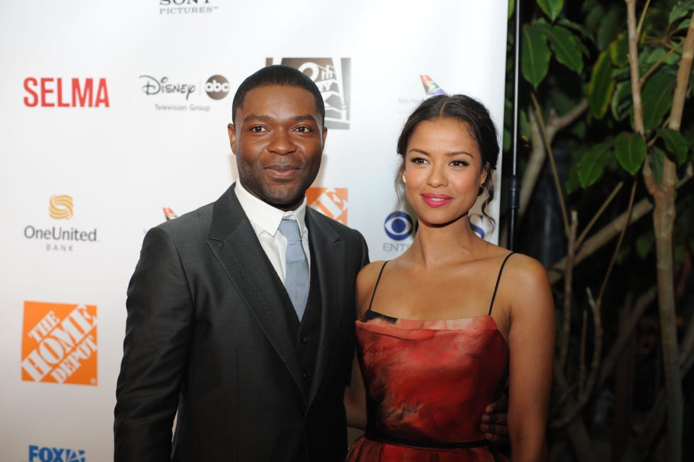 hollywood, ca   february 04  actor david oyelowo with gugu mbatha raw arrive at the 6th annual aafca awards taglyan cultural complex on february 4, 2015 in hollywood, california  photo by unique nicolegetty images