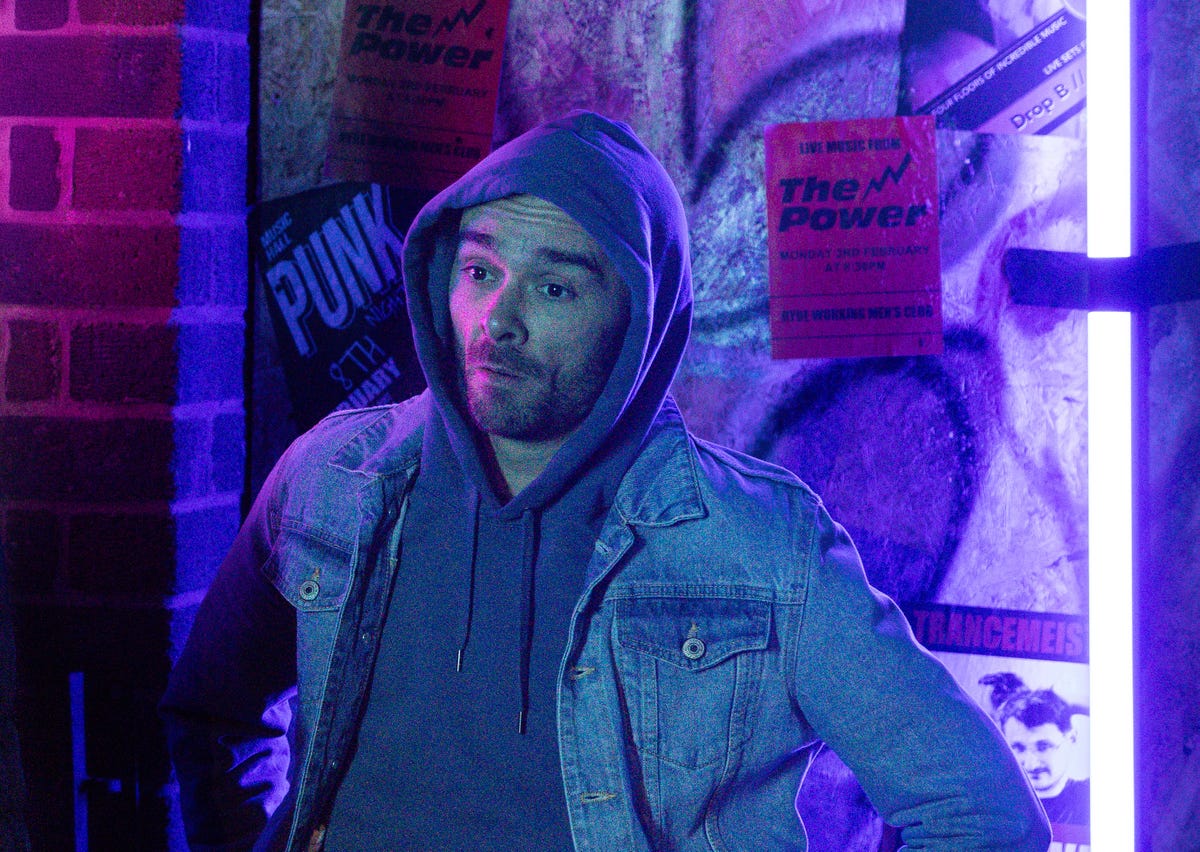 Coronation Street's Kit confronts David (ITV)